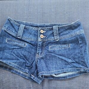 Mossimo Supply Co. Dark Blue Jean Shorts